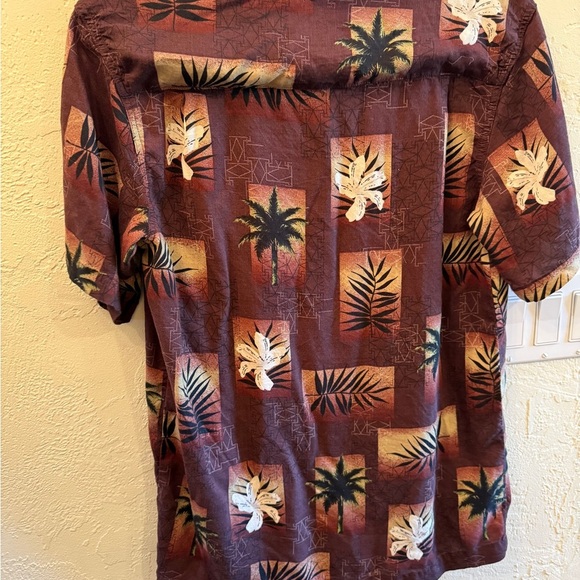 Vintage Ron Chereskin Men’s Sz M Tropical Print Button Down Shirt Mens - Picture 6 of 10
